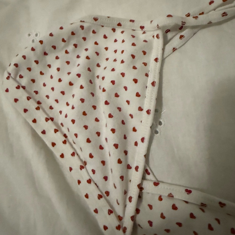 Brandy Melville White and Red Polka Dot Bra - Picture 2 of 2